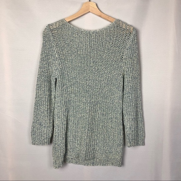 Ralph Lauren Lauren Jeans Company Blue Knit Pullover Sweater L - Picture 2 of 7